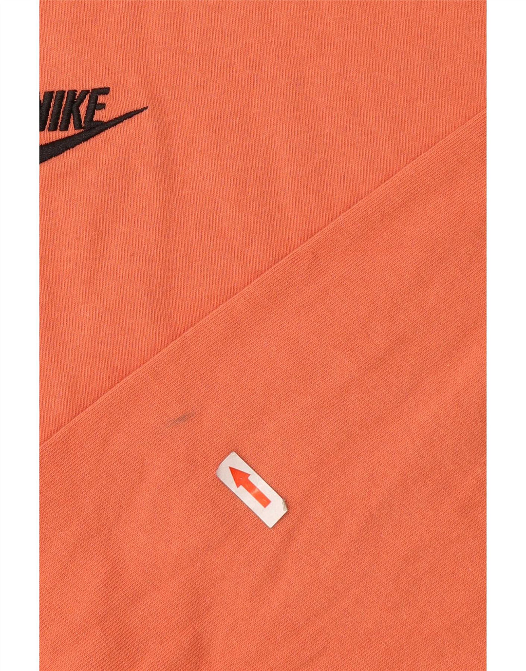 Nike Mens Loose Fit Top Manga Longa XL Laranja Algodão