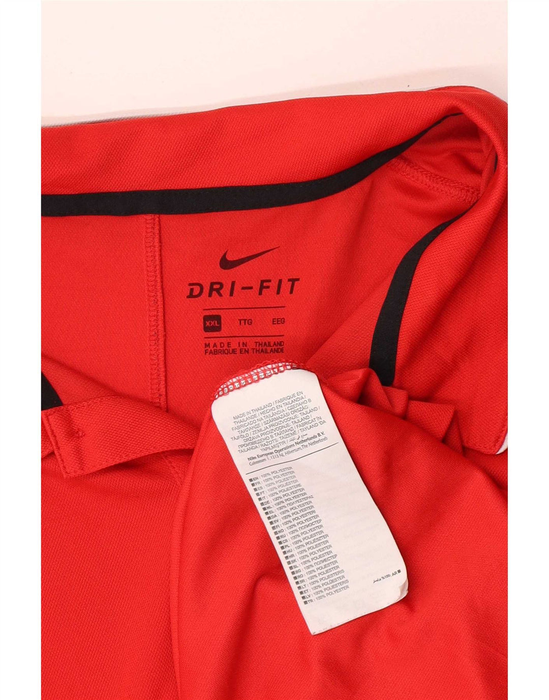 Camisa polo masculina Nike Regular Fit 2XL poliéster vermelho