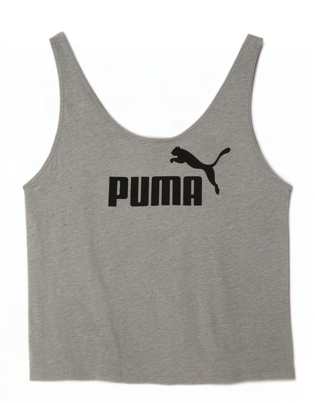 Colete gráfico feminino Puma UK 10 pequeno cinza manchado