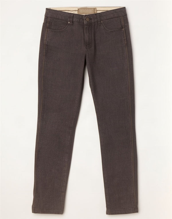 Calça jeans reta feminina Zara EU 40 médio W30 L30 algodão preto