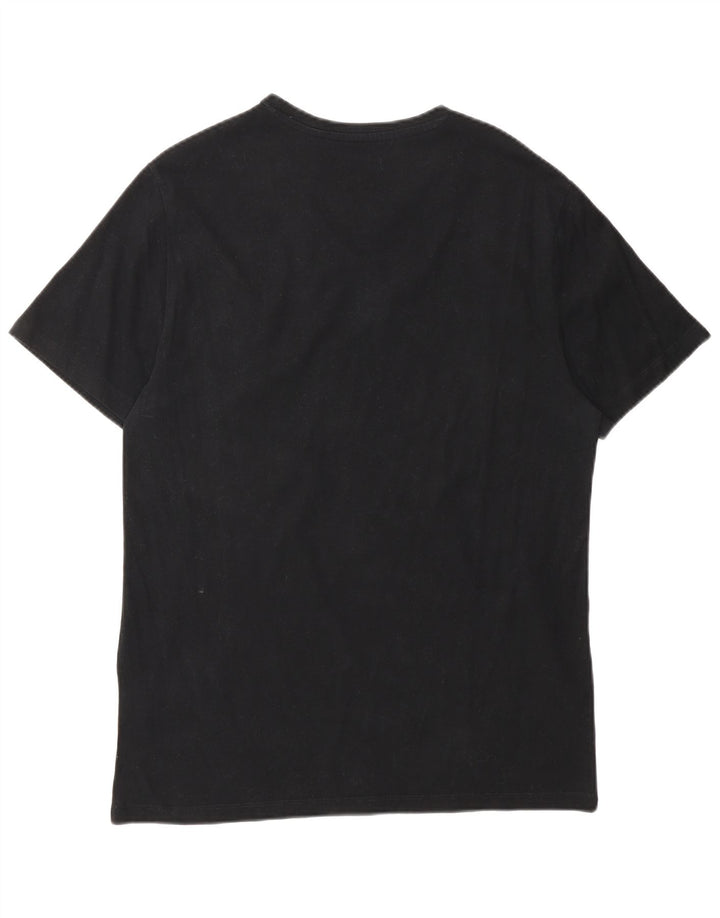 Camiseta masculina ALL SAINTS Top médio algodão preto