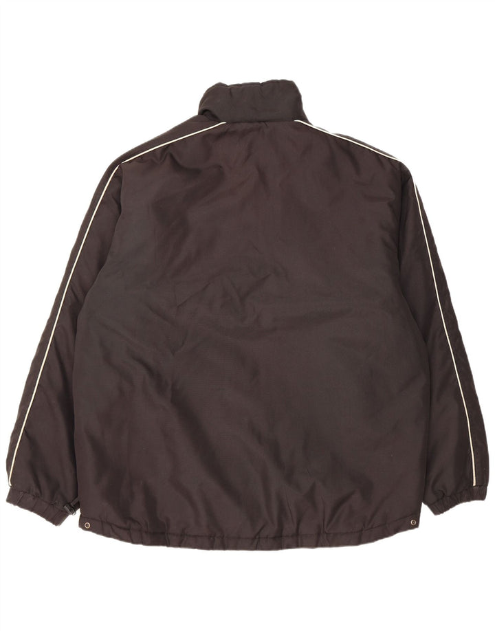 Jaqueta corta-vento masculina Kappa UK 42 XL poliéster preto