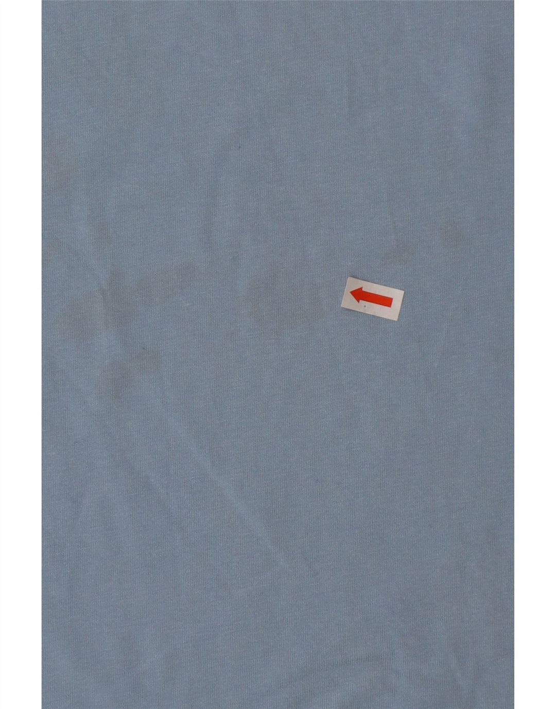 Camiseta masculina Crew Clothing Top algodão azul médio