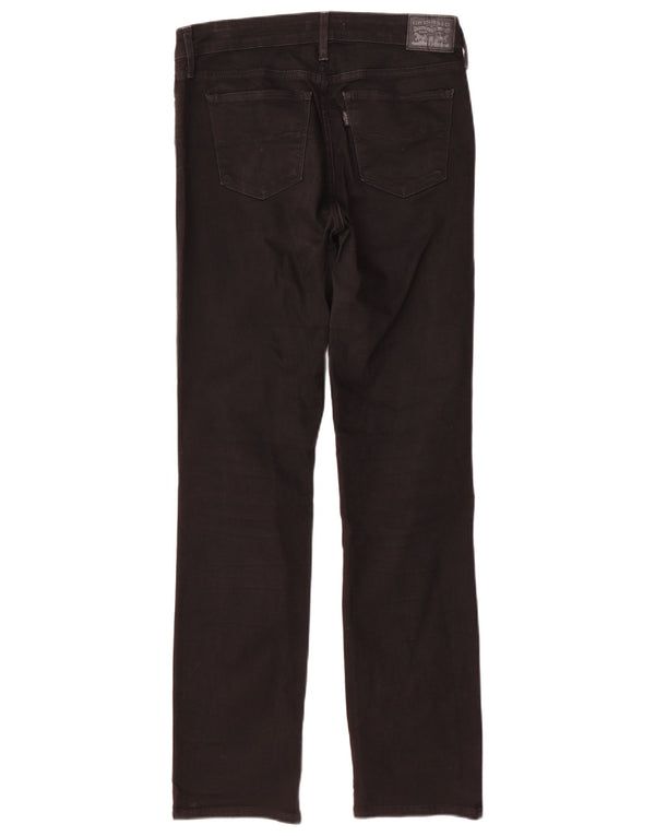Calça jeans feminina Levi's 712 Slim W30 L32 algodão preto