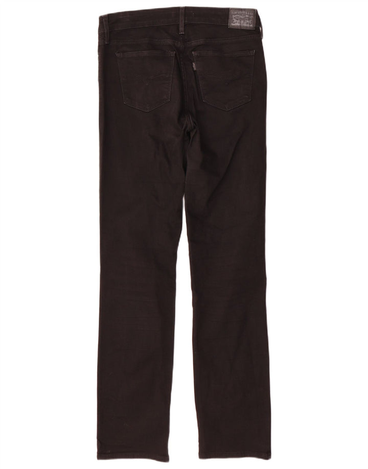 Calça jeans feminina Levi's 712 Slim W30 L32 algodão preto