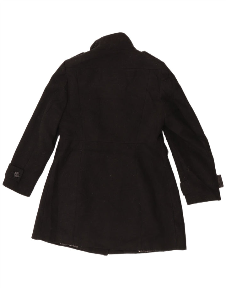 Casaco Marks & Spencer Feminino Petite Pea UK 10 Pequeno Poliéster Preto