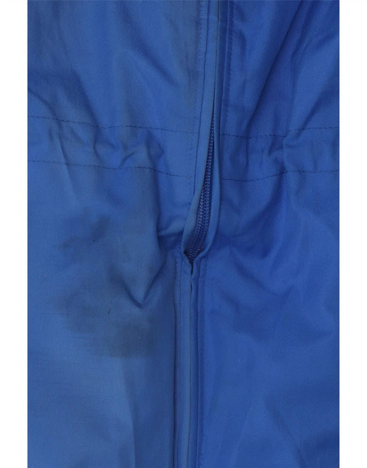 Casaco corta-vento gráfico masculino Nike UK 40 grande azul colorblock poliéster