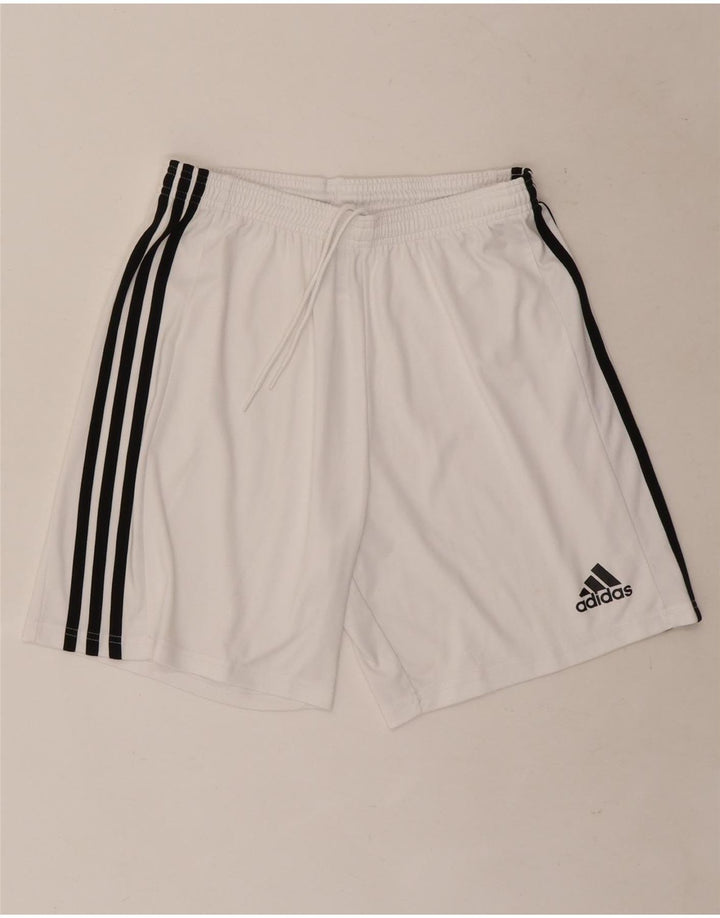 Adidas Mens Aeroready Sport Shorts Médio Branco Poliéster