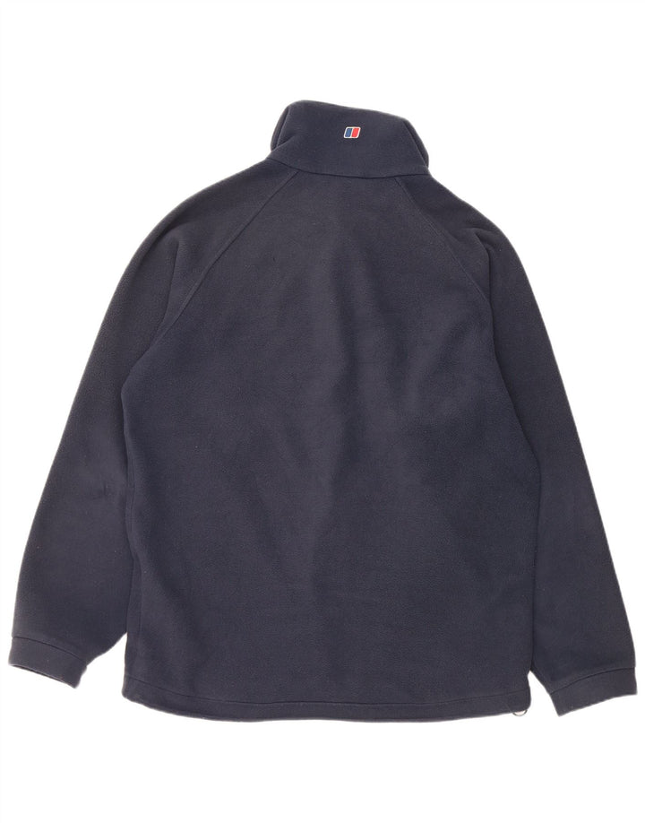 Jaqueta de lã masculina Berghaus UK 38 poliéster azul marinho médio