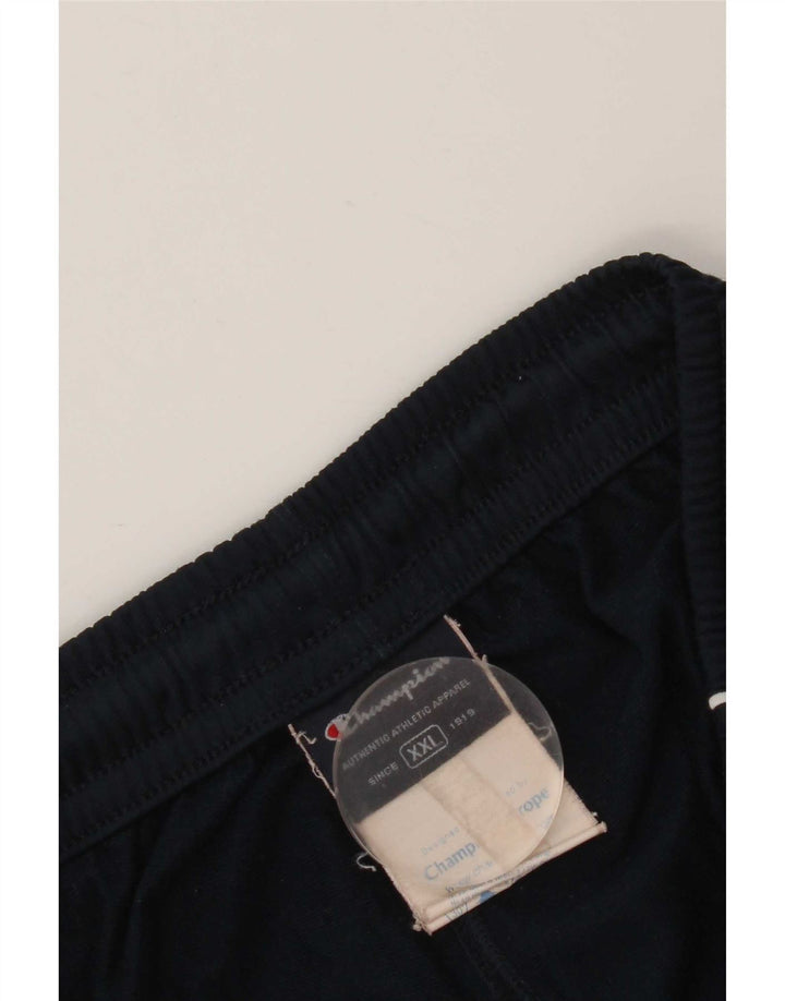 Calça de treino masculina Champion 2XL poliéster azul marinho