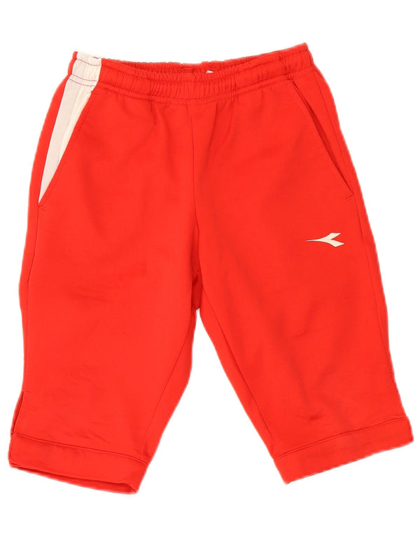 Diadora Boys Sport Shorts 7-8 Anos 3XS Poliéster Vermelho