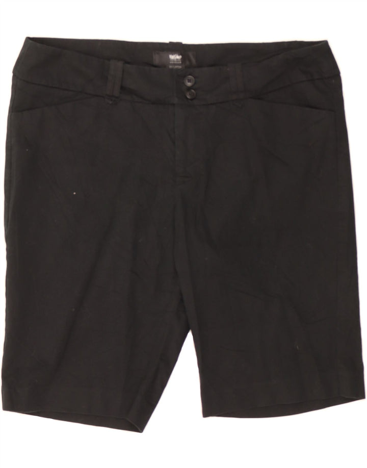 MOSSIMO Womens Casual Shorts US 10 Large W34  Black Cotton Vintage Mossimo and Second-Hand Mossimo from Messina Hembry 