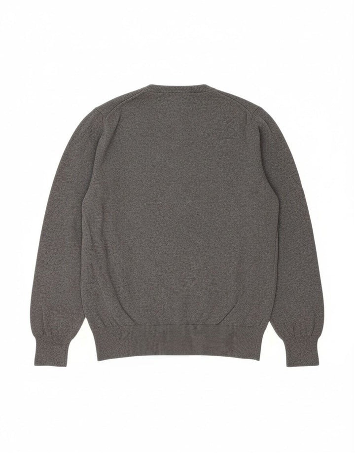 Suéter masculino COLMAR com decote em V grande algodão cinza