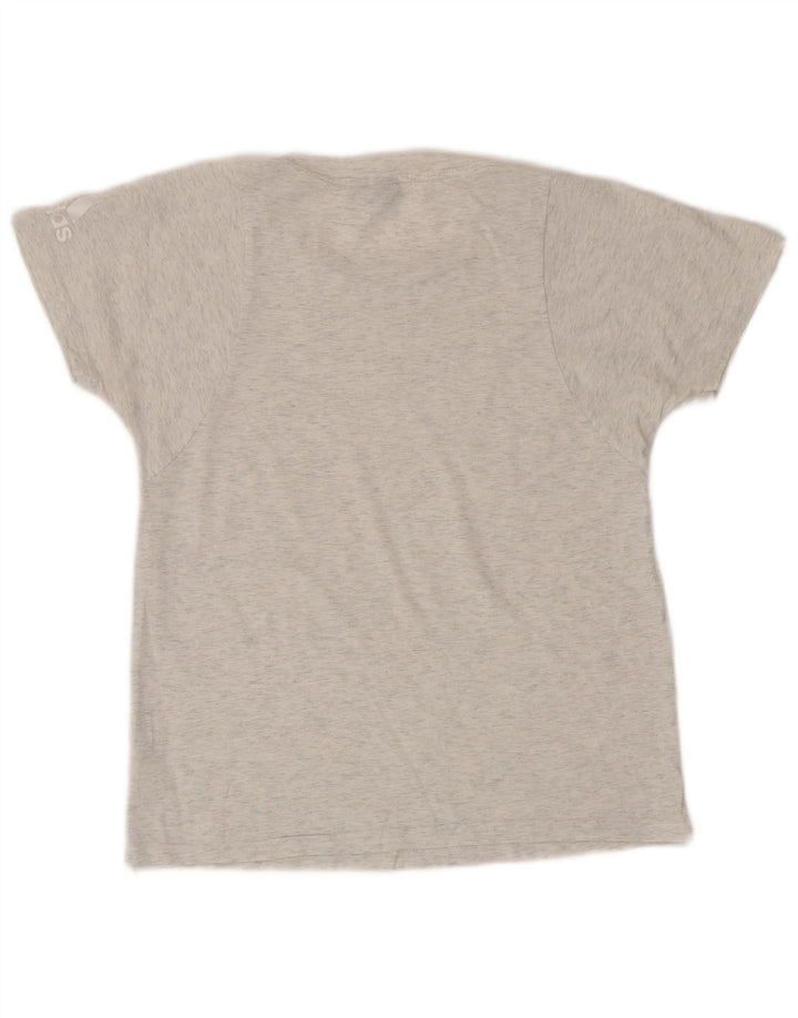 Camiseta Feminina Adidas Top UK 12 Algodão Cinza Médio