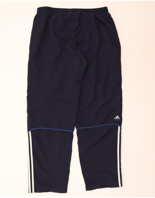 Calças de treino masculinas ADIDAS XL azul marinho poliéster