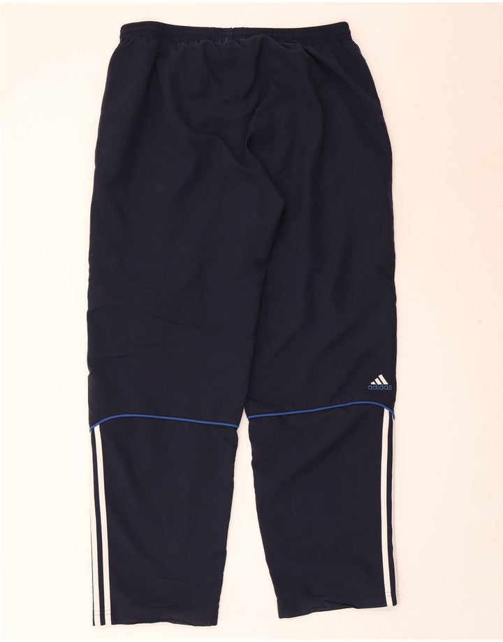 Calças de treino masculinas ADIDAS XL azul marinho poliéster