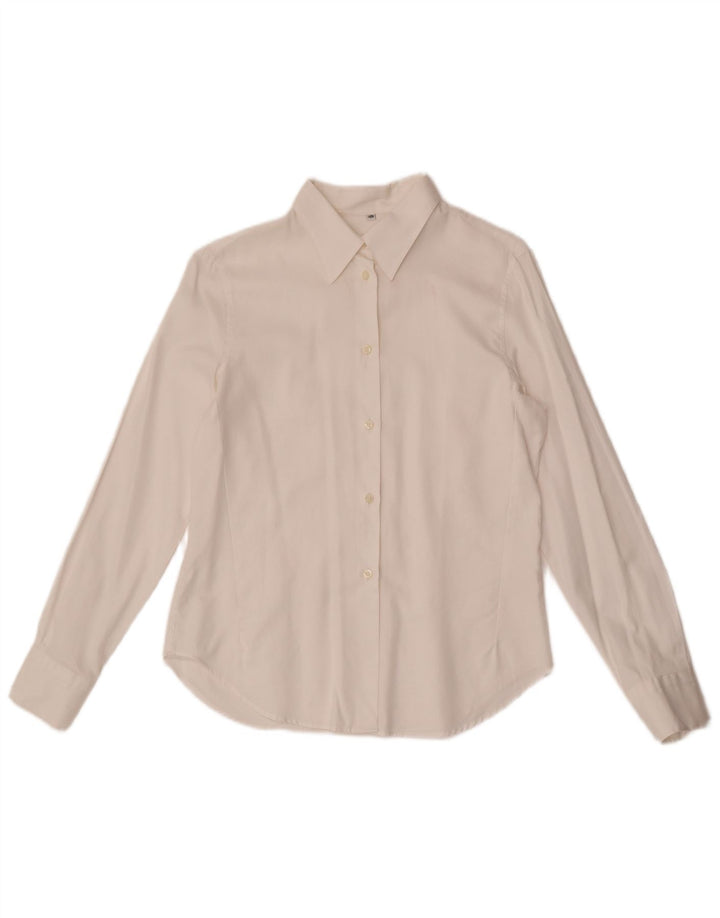 Camisa feminina Superga IT 46 grande algodão branco
