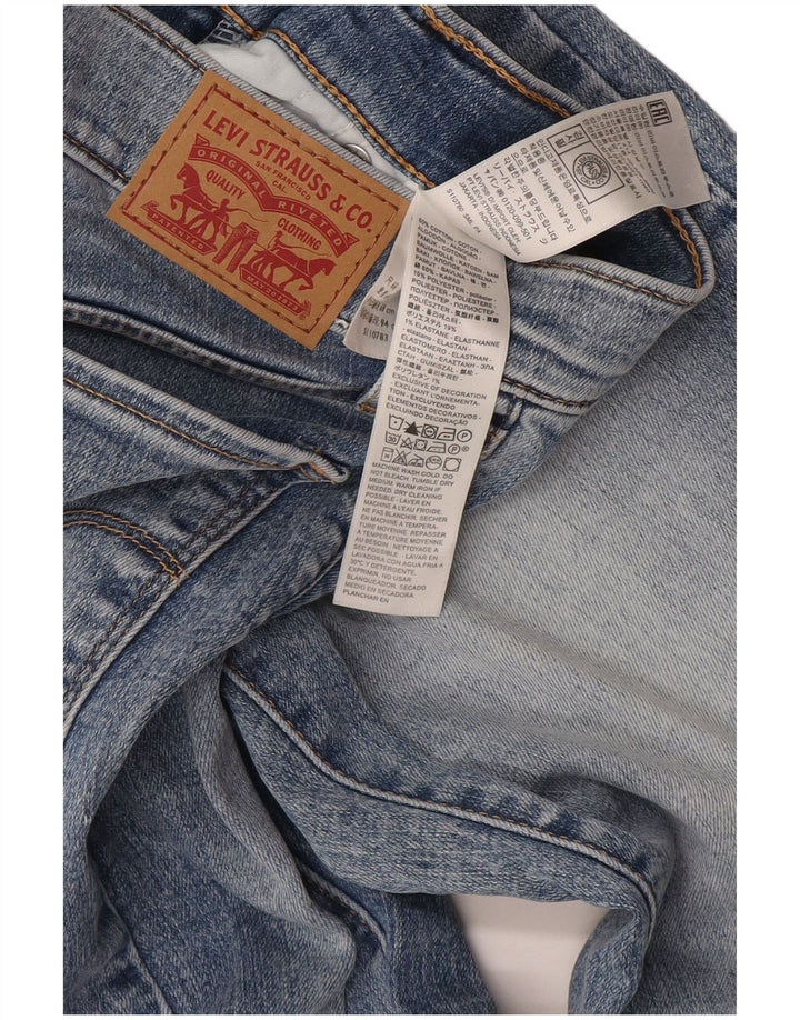 Calça jeans feminina Levi's 314 Shaping Straight W27 L30 azul algodão