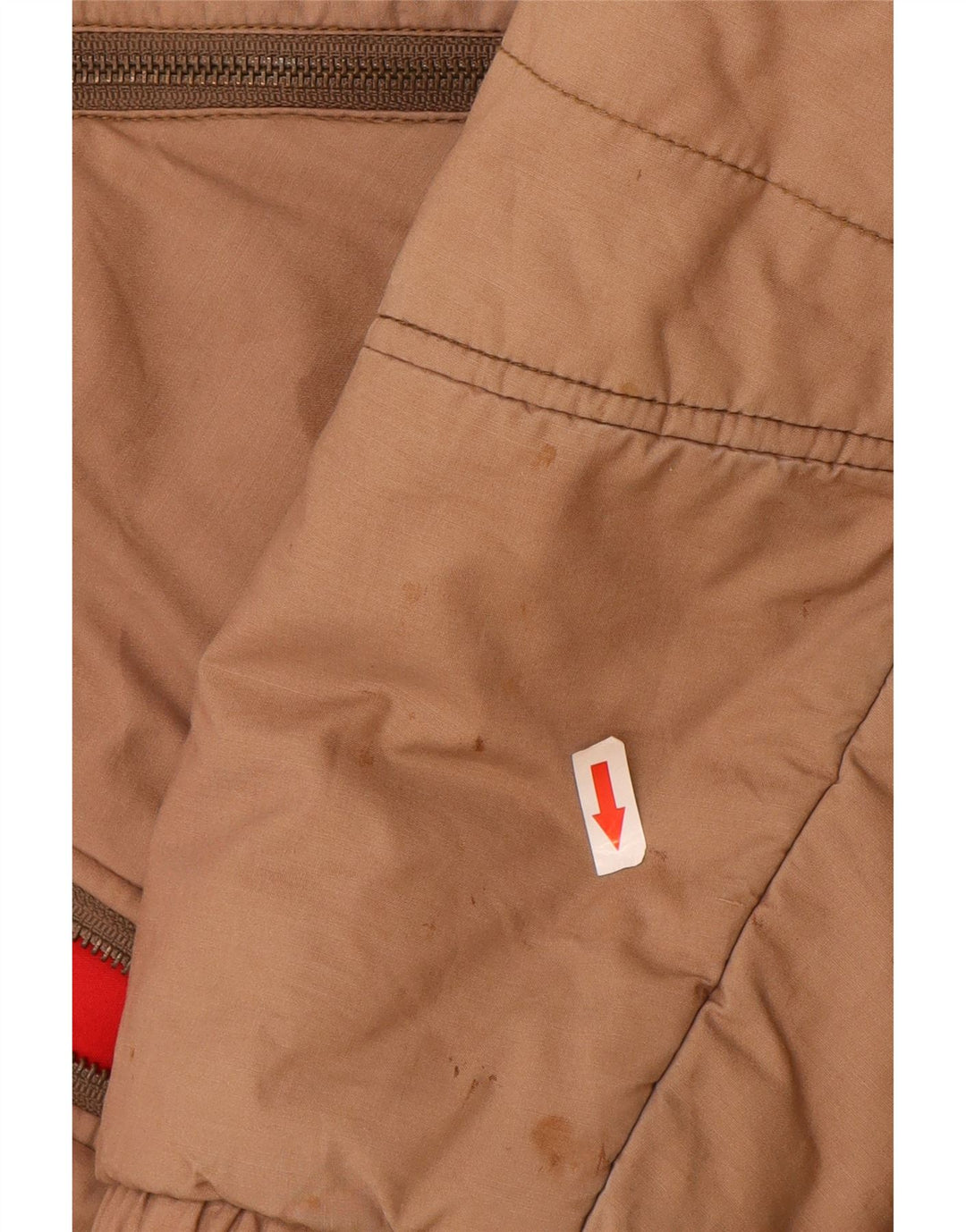 Jaqueta bomber masculina Pierre Cardin Reino Unido 40 grande algodão marrom