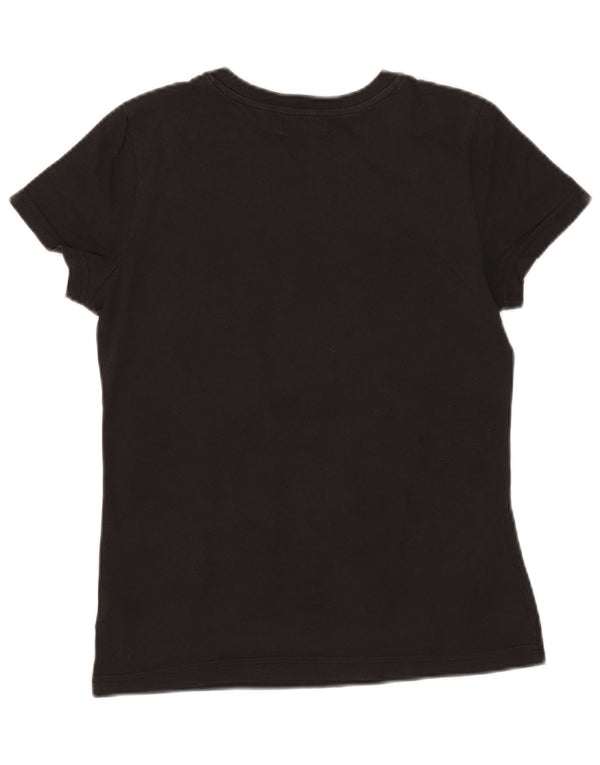 Camiseta gráfica feminina Adidas Top IT 40 pequena algodão preto