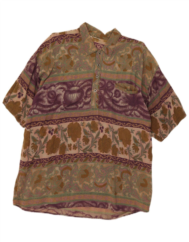 Pulôver masculino Tobia System IT 54 XL Paisley multicolorido