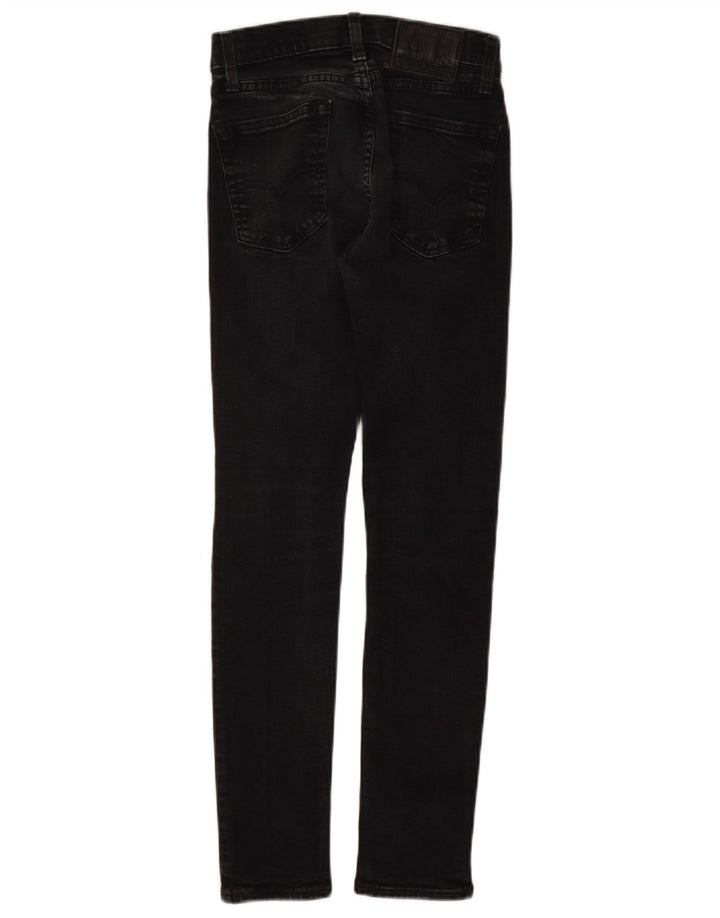 Jeans skinny feminino Levi's W28 L29 algodão preto