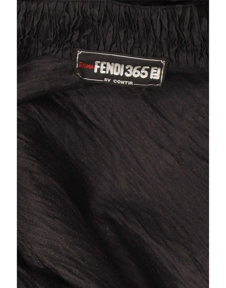 Sobretudo aberto feminino Fendi UK 18 XL preto