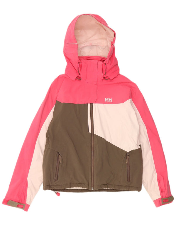 HELLY HANSEN Womens Windbreaker Jacket UK 14 Medium Multicoloured