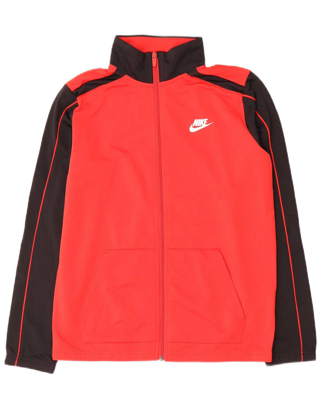 Jaqueta Nike Boys Tracksuit Top 13-14 Anos XL Vermelho Colorblock Poliéster