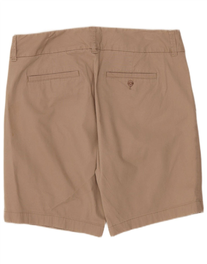 J. Crew Shorts Chino Feminino US 8 Médio W32 Algodão Marrom