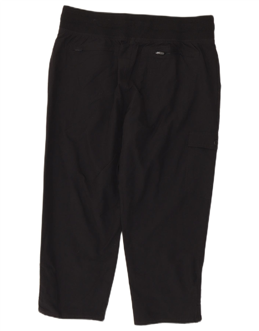EDDIE BAUER Calça feminina reta cargo capri média W30 L22 preta