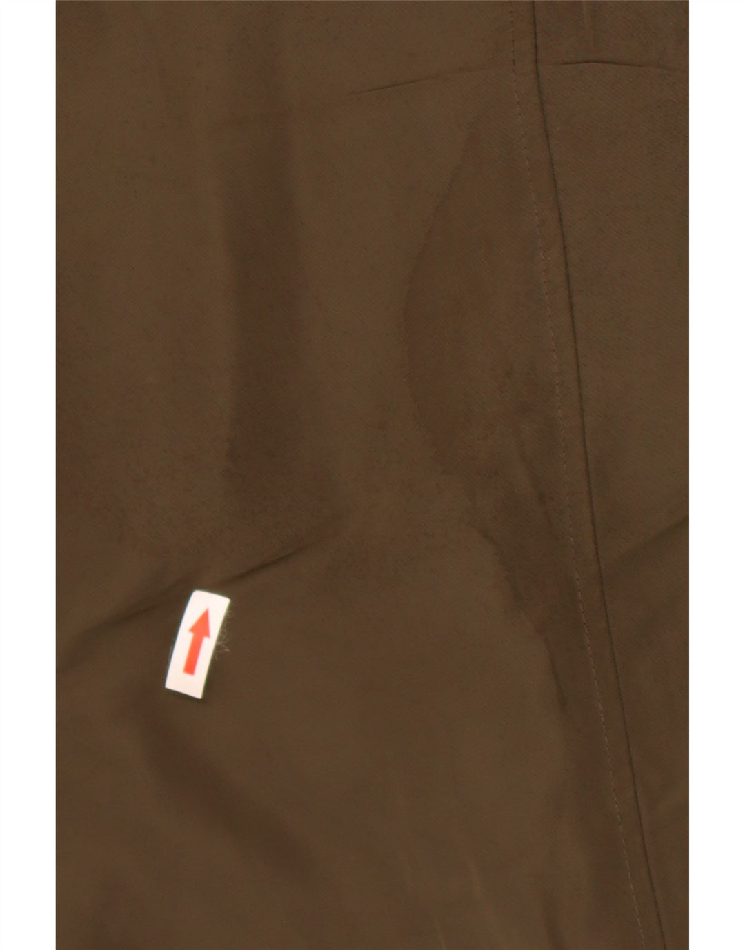 Jaqueta bomber masculina Zara UK 38 poliéster colorblock cáqui médio