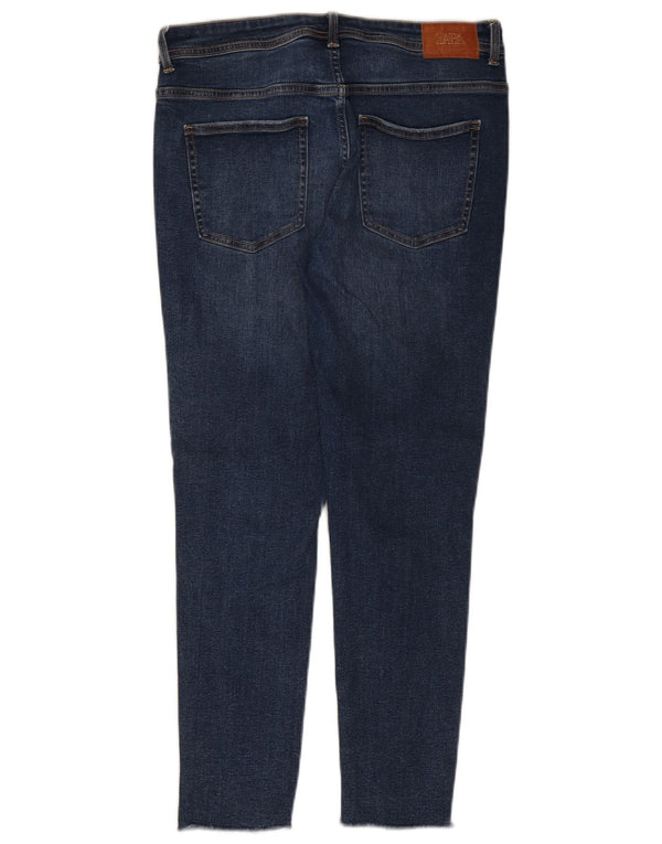 Zara Jeans Skinny Feminino EU 42 Grande W32 L27 Azul