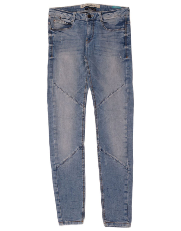 Zara Womens Trafaluc Skinny Jeans EU 36 XS W26 L31 Azul Algodão