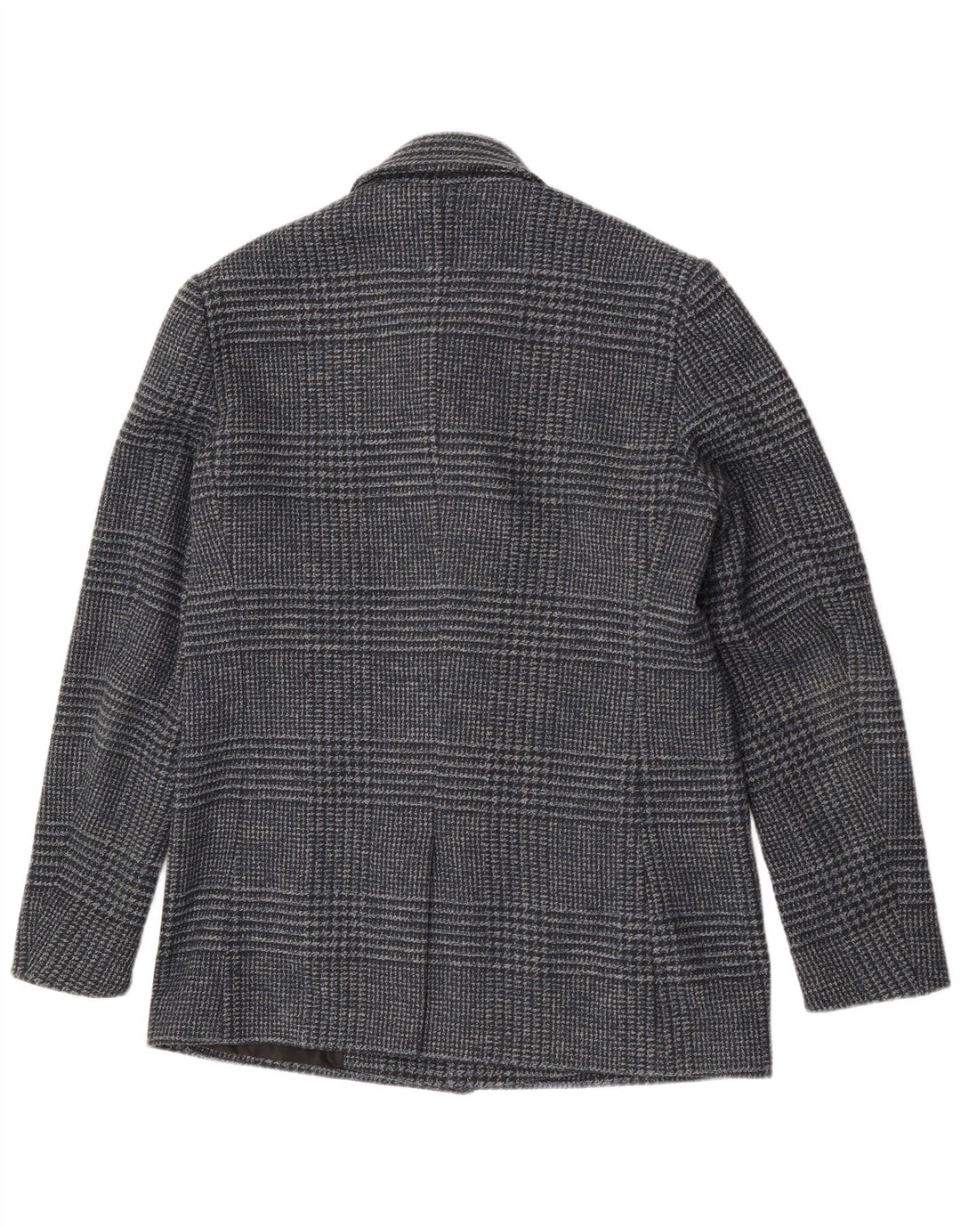 Jaqueta Blazer Masculina Calvin Klein UK 38 Médio Azul Houndstooth