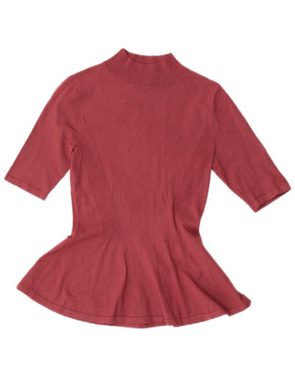 Blusa feminina Massimo Dutti UK 8 pequena vermelha