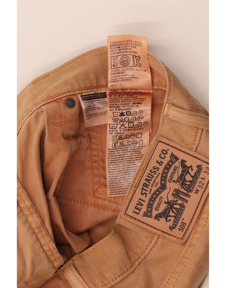 Jeans masculino Levi's Regular Fit Tapered W32 L34 Algodão Bege