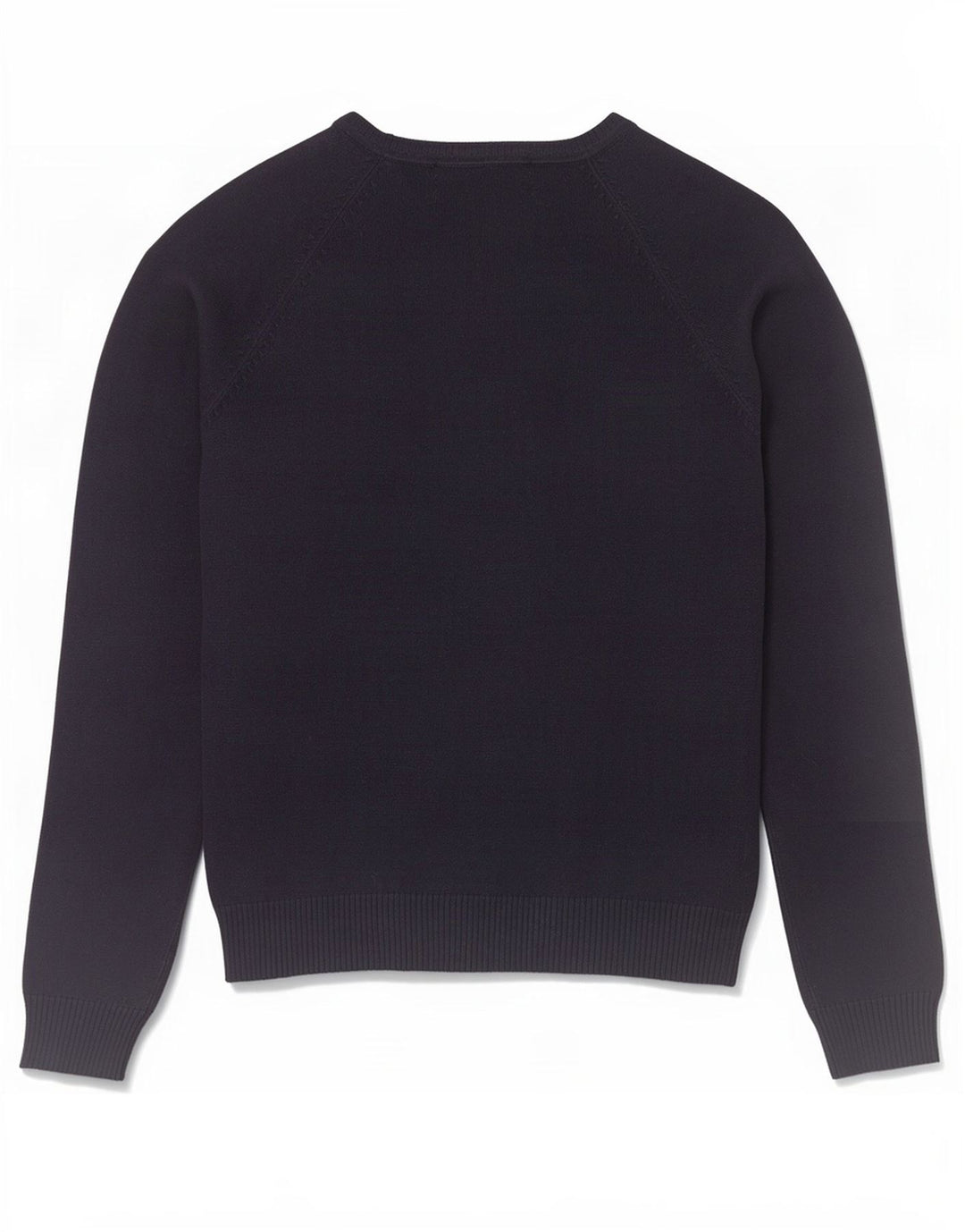 Suéter feminino Zara com decote em V Reino Unido 12 médio azul marinho