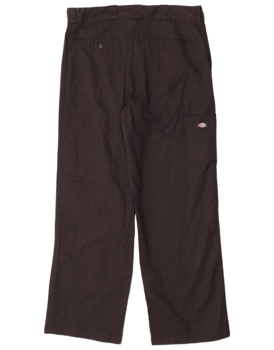 Calças cargo masculinas Dickies Loose Fit W36 L32 poliéster preto