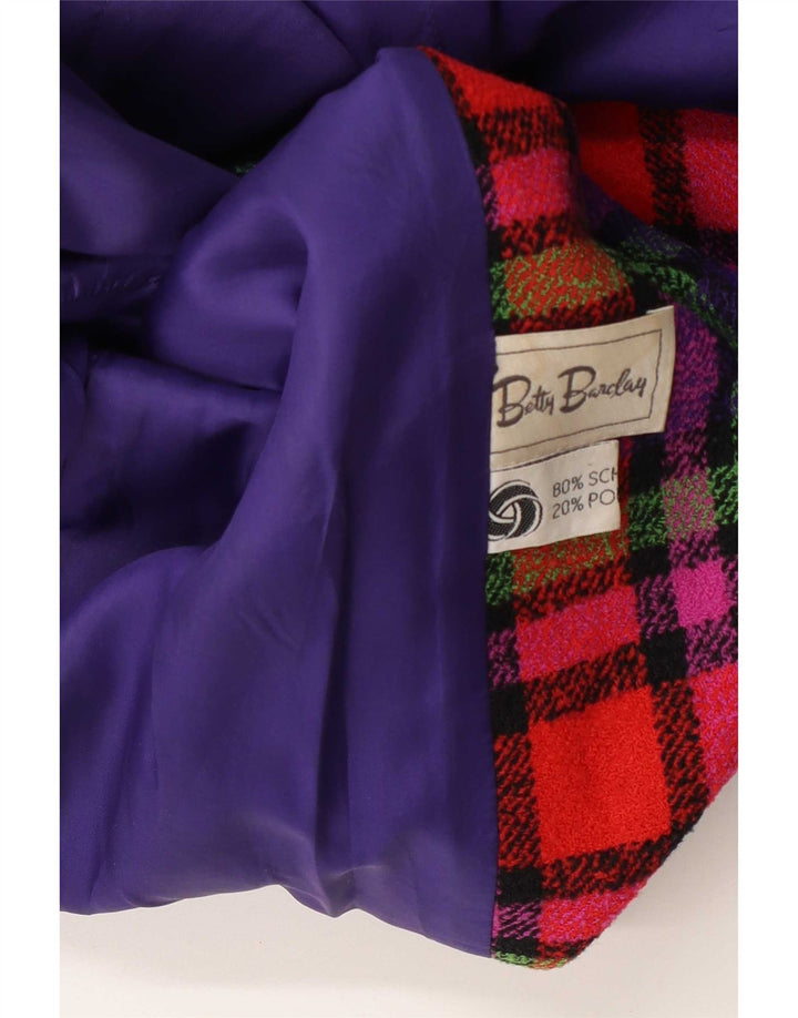 Jaqueta feminina Betty Barclay Longline Blazer UK 12 média multicolorida