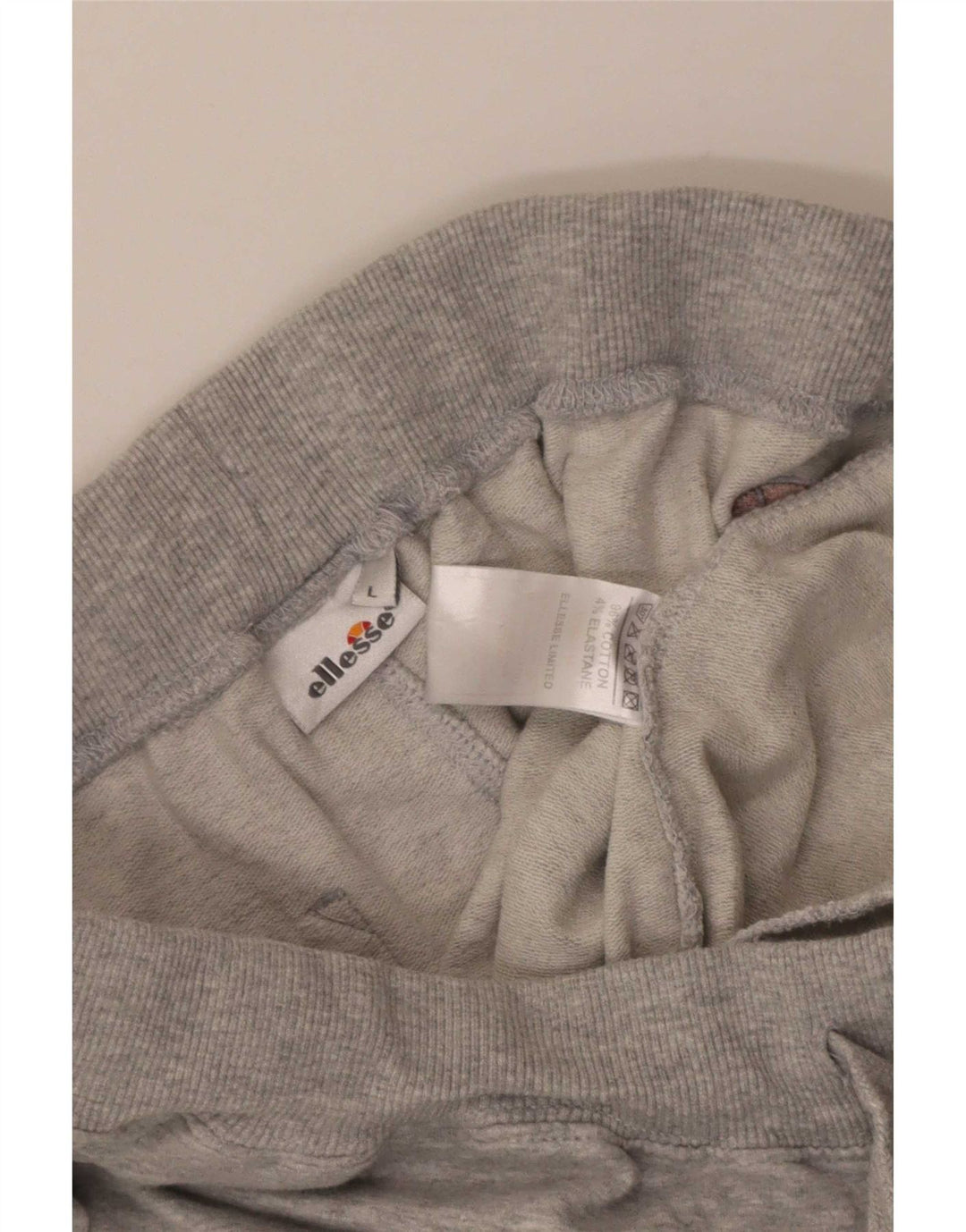 Calça de treino masculina Ellesse Joggers grande algodão cinza