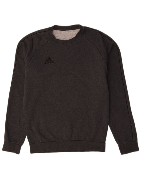 Adidas Mens Sweatshirt Jumper Small Grey Cotton