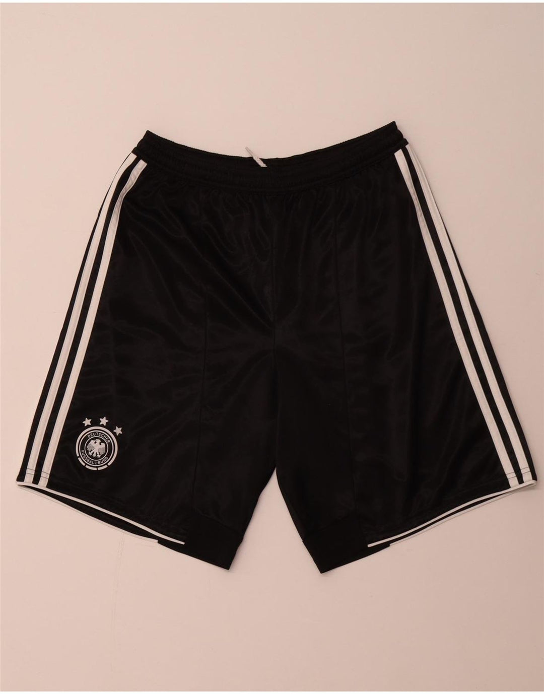 Shorts esportivos ADIDAS Deutscher Fussball Bund para meninos 15-16 anos pretos