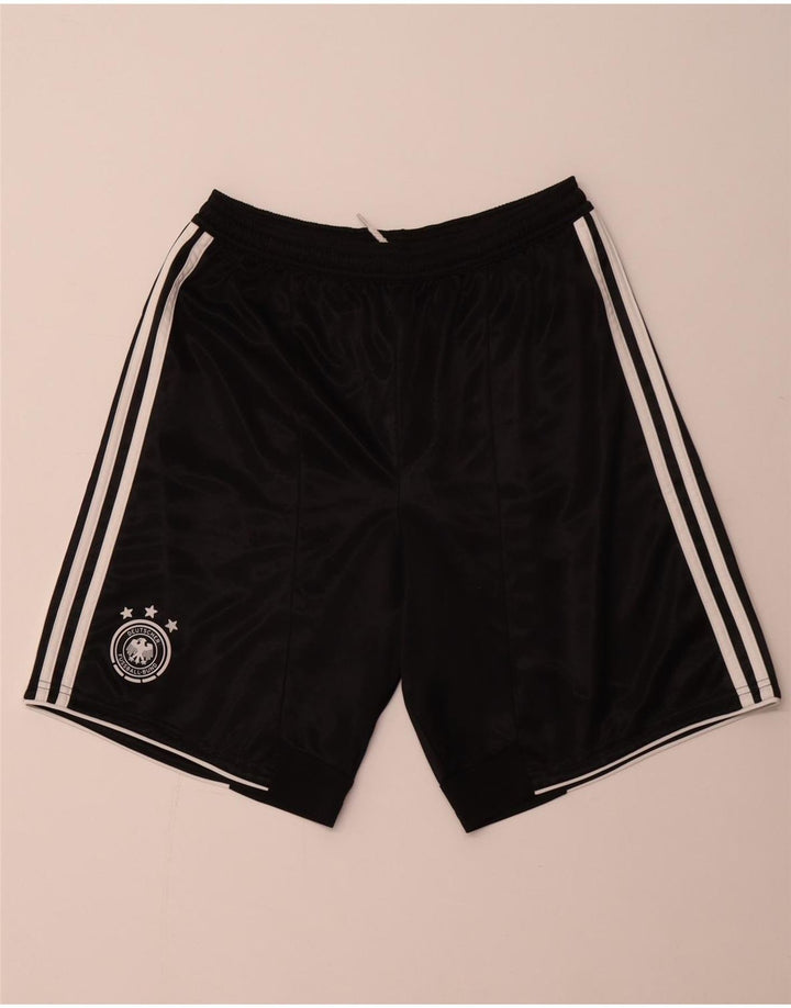 Shorts esportivos ADIDAS Deutscher Fussball Bund para meninos 15-16 anos pretos