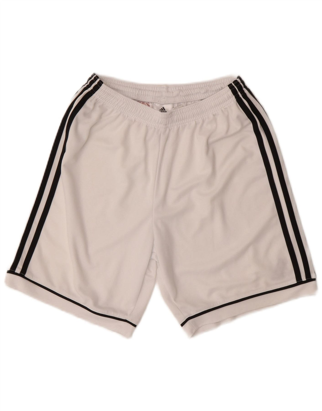 Shorts esportivos Adidas Boys Climalite 13-14 anos branco poliéster