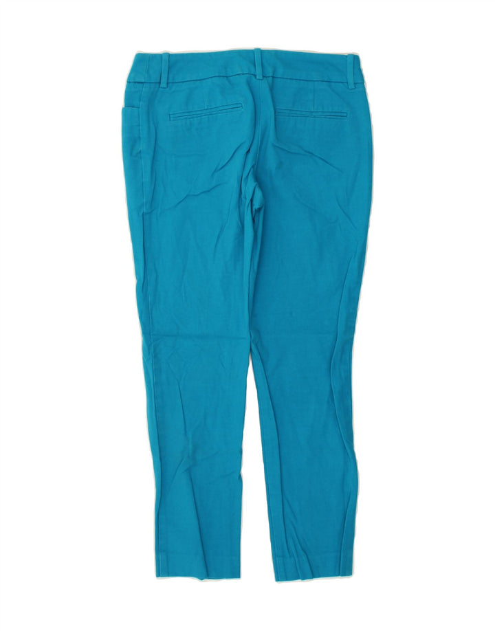 MOSSIMO Womens Slim Casual Trousers US 2 XS W28 L25 Blue Cotton Vintage Mossimo and Second-Hand Mossimo from Messina Hembry 