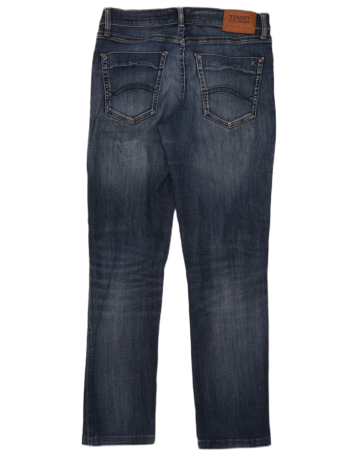 Tommy Hilfiger Masculino Slim Jeans W32 L29 Azul