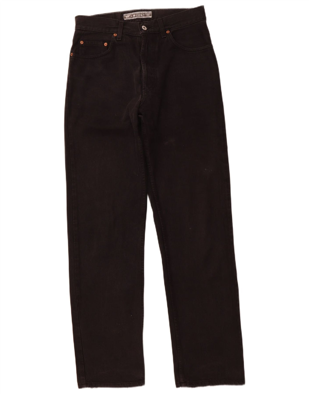 MUSTANG Masculino Oregon Straight Jeans W31 L32 Algodão Preto