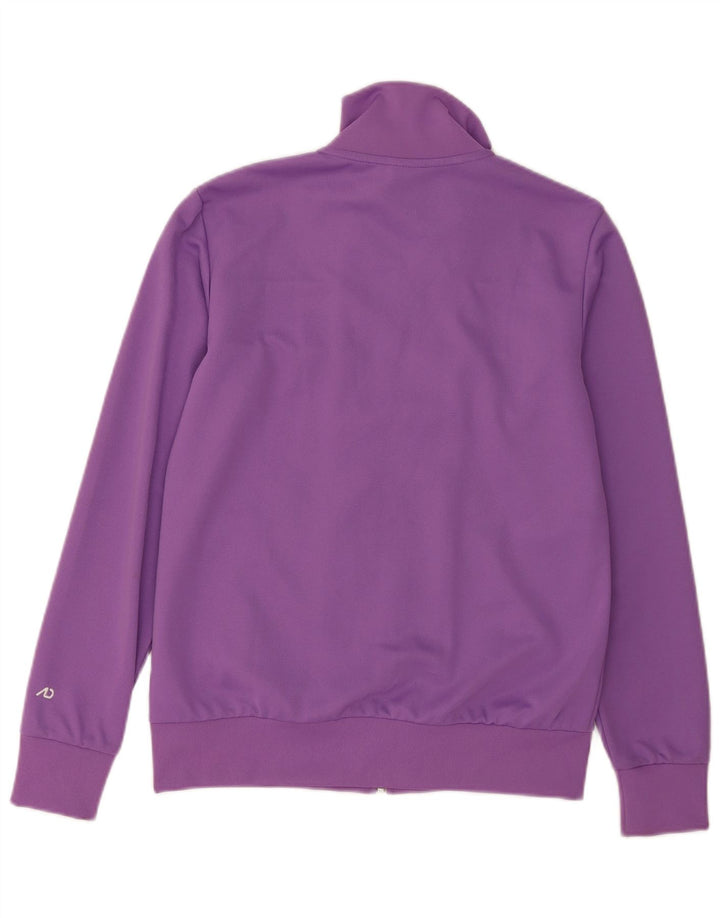 Nike Womens Tracksuit Top Jacket UK 16/18 Grande Roxo Poliéster