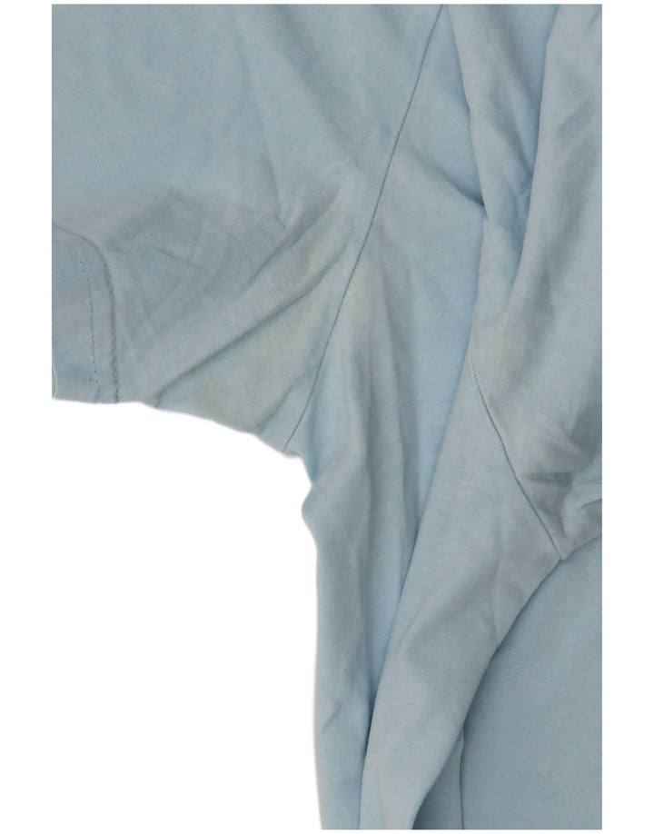 Camiseta masculina Lyle & Scott de algodão azul médio